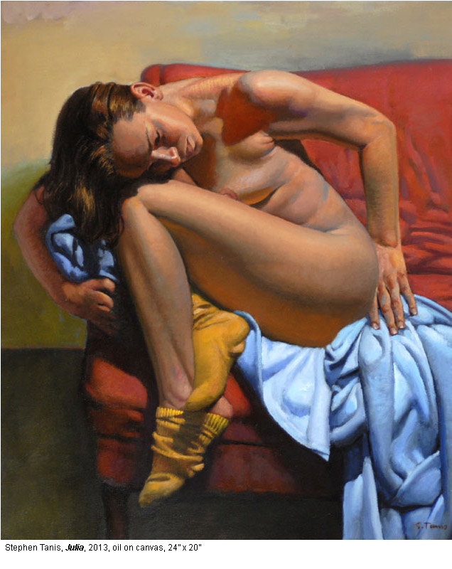 Julia, 2014, oil on canvas, 21