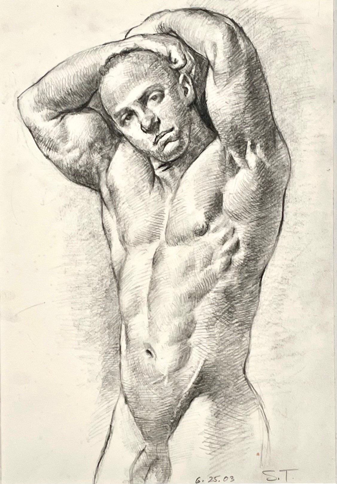 Mr. Delaware, 2003, pencil on paper, 14.5